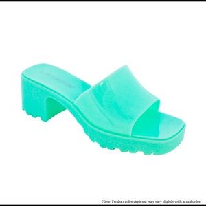 Mint Green Transparent Clog